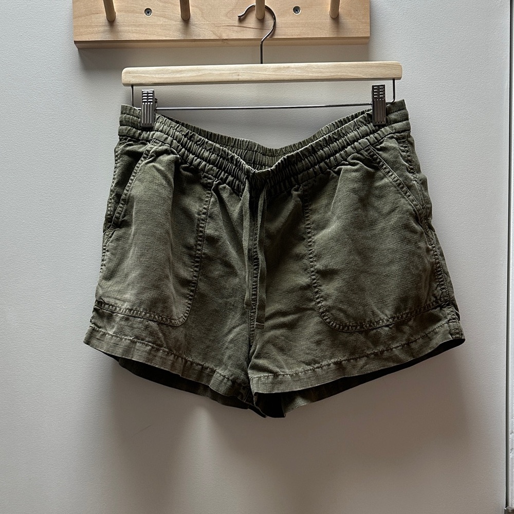 J. Crew Dark Olive Cargo Shorts